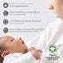 100% Butterblu Frankie Fitted Crib Sheet Organic Cotton for Baby & Toddler Mattress, Breathable for Boys & Girls, Light