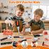 50PCS Set 3 4 5 6 Set, Kids Tool for Boys Ages Years Old - Pretend Play Construction Tool Kits with Portable Tool Bag