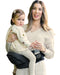 Grownsy Ultra-Comfy Baby Carrier with Hip Seat, Enhanced Safety, Hands-Free Support for