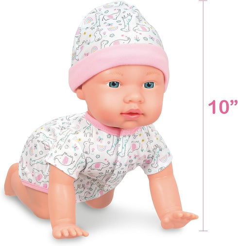 3+ Mother Love Crawling Baby Doll,Interactive Baby Dolls with Sounds and Movements,with Feeding Toy, for Year Old Girls