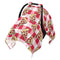 Mazeann Plaid Pizzas Slices Car Seat Cover Baby Breathable Soft Infant Carseat Covers