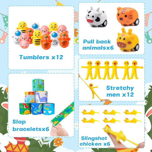 240 120 120 GOAUS Prefilled Easter Eggs with Toys Pcs, Eggs Truly Filled with Small Toys, Pre-filled Easter Egg Hunt