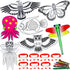 HENGDA KITE DIY Blank Painting Kite for Kids & Adults, Kite Making Kit with Handles and Strings, White Diamond