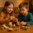 LOVEINUSA DIY Wooden Dollhouse Furniture Set, 3D Puzzle Miniature Room Accessories