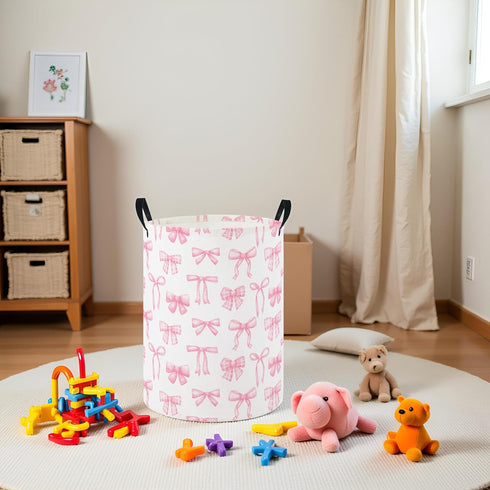 HIYAGON Baby Laundry Hamper Basket Baby Hamper for Nursery Boy and Girl Cute Kids Toys Storage Bin Organizer Boho Room