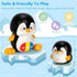 6-12 Tummy 6 7 8 9 10 11 1 Baby Toys Months, Musical Penguins Crawling Infant Toys, Early Learning Toy for Time