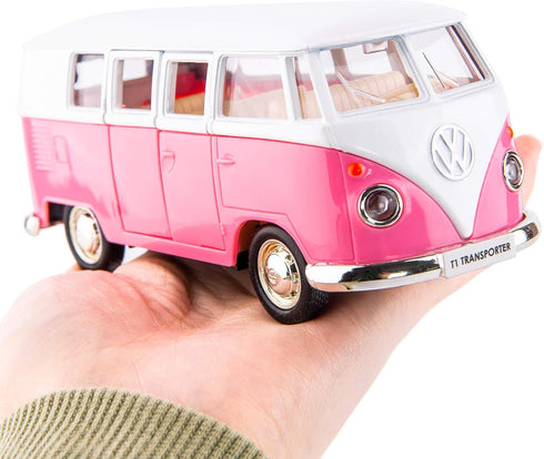 1/36 Scale Bus Casting Car Model - Zinc Alloy Toy Truck for Kids, Pull Back Vehicles Gift for Boys & Girls