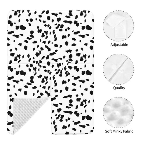Zhbvncp Dalmatian Pattern Baby Car Seat Cover & Breastfeeding Nursing Cover - Breathable Stretch Fabric Multi-Use