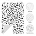 Zhbvncp Dalmatian Pattern Baby Car Seat Cover & Breastfeeding Nursing Cover - Breathable Stretch Fabric Multi-Use
