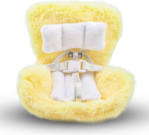 Mini Car Seat for 17cm, Clip-On Air Vent Safety Seat with Soft
