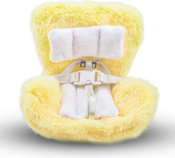 Mini Car Seat for 17cm, Clip-On Air Vent Safety Seat with Soft