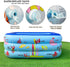51" 33" 21" Swimming Inflatable Kiddie Pool, x x Higher Kids Pool for Indoor or Outdoor, Ocean World Inflatable Bathtub