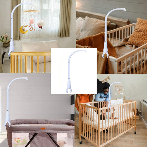 23 inches DIY Crib Mobile Arm Nursery Mobile arm Baby Mobile Hanger, Mobile arm for Crib,The Claw Part can be Adjusted