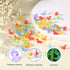 60pcs Mini Glow Lizard, Cute Resin Figure Miniature Landscape Decoration for Dollhouse and Gardens