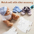 6 Pcs Sublimation Stuffed Bear Shirt Clothes - Fit 8-12 Inch Stuffed Animal Blank Plush Bear T-Shirts for DIY