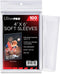 Ultra Pro Soft Sleeves, 4" x 6" (100)
