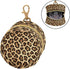 Nesatuwa Cheetah Leopard Print Pacifier Holder Case with Clip Portable Small Travel Pacifier Pouch for Mom Bag Zipper