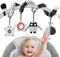 AJsupojouet High Contrast Baby Toys - Black & White Hanging Toys for Car