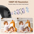 1080P 5" 1200ft, 2-Way 64G DEASON No WiFi Baby Monitor with Camera, Video, Display, Secure Long Range Talk, Night