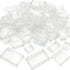 ZHX 72PCS Clear Transparent Window House Building Brick Toy - Classic Flat Plates Pieces Compatible with Major Brands