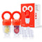 Baby Fruit Feeder by Love Noobs, 2 Pack Baby Fruit Pacifier Feeder with 4 Extra Teats, BPA Free