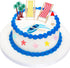 25 Pcs Beach Miniature Dollhouse Decoration, Umbrella Palm Chair Toys for DIY Garden Pool