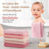5 Pack, 12x12 Inches MUKIN Baby Washcloths,Muslin Burp Cloths Towels for Newborns,Absorbent Cotton Bath Face Towel