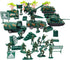Liberty Imports Military Air Force Navy Deluxe Action Figures Playset with 73 pcs Army Men Soldiers