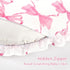 Ruffle Nursing Pillow Cover, Removable Stetchy Case for Breastfeeding Pillows, Ultra Soft and Breathable Feeding Pillow