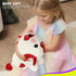 Onsoyours 12" Cute Cow Plushie - Soft Squishy Mushroom Cow Toy Pillow for Kids (Red Mushroom Cow)