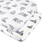 Standard Microfiber Fitted Crib Sheets for Baby Girl, Boy & Neutral, 2