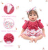 20-22 Inch 2 Set 20 Inch 7 ECORELF Reborn Doll Clothes for Dolls, Baby Doll Clothes Accessories Pcs Include Dress Coat
