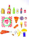 Super Foodie Recooked Action Figure Accessories, 1:12 and Six Inch Scale Miniature Plastic Food Accessories