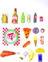 Super Foodie Recooked Action Figure Accessories, 1:12 and Six Inch Scale Miniature Plastic Food Accessories