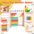 5-7 Counters Counting 3-5 6-8 4 1-100 Wooden Abacus for Kids Math Games for Kids Abacus Homeschool Toys for Boys Girls