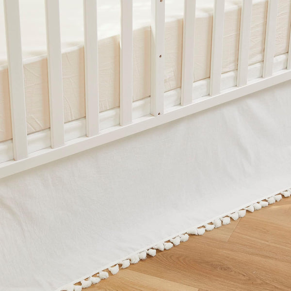 Brandream Boho Bohemian Girl Boy Baby Nursery Crib Bed Skirt Dust Ruffle
