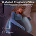 Pregnancy Pillows for Sleeping, Upgraded Memory Foam Maternity Pillow, Pregnancy Wedge Pillow for Pregnant Women