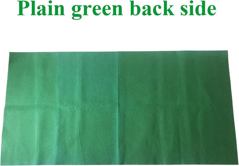 36" 72" Blackjack Table Top Felt Layout - x Rectangle Las Vegas Style Green Casino Poker Table Cover Mat, Great