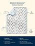 Cozy-Soft Modern Moments by Gerber Unisex Baby Blankets - Multi-use for Baby, Baby Essentials