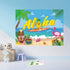 Ticiaga 36pcs Aloha Hawaii Party Stickers, Pin The Hair and Wing On Pineapple and Flamingo Poster Game