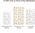 Set, 2 Pack Pack Pack PHF Soft Mini Crib Sheet Silky Comfy N Play Sheets for Boys Girls, Universal Fit for N Play