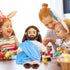 13" Yelakey Jesus Plush Doll - Jesus Plushies with Stickers Christian Faith Plushie Faith-Based Gift for Kids Sunday