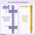 36+ 6 Pack PBnJ Baby Silicone Teether Tubes for Babies, Infant Teething Toys, Soft Chew Sticks for Sore Gums, Baby
