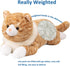 Litence 3.9 lbs 21 inch Cat Weighted Stuffed Animals, Weighted Cat Plush Toy Realistic Cat Weighted Plush Animals