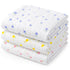 Muslin Swaddle Blankets for Newborns, 3 Pack Multipurpose 100% Organic Cotton, Ultra
