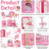 Xadothat Set, (36-Piece Dollhouse Furniture Complete Room Collection with Kitchen, Dining, Living Room, Bedroom