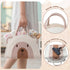 CimoroWin 14.6 10.6 8.7 Inch Large Baby Diaper Caddy Organizer Cute Bear Cotton Rope Empty Gift Basket for Baby Shower