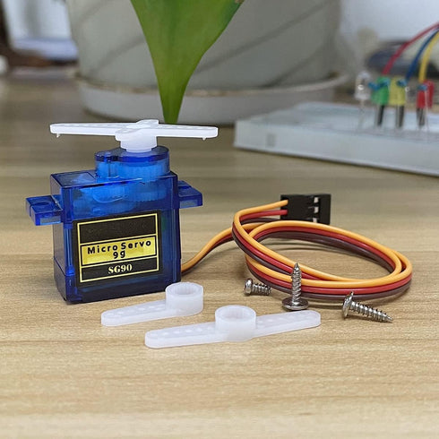 10 Pack SG90 9G Hosyond Servo Motors Micro Servo for RC Robot Helicopter Airplane Boat Remote Control Toys, Servo