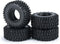 1.0" Crawler Tires 4PCS Micro Rubber Tires for 1/24 RC Crawler Car Axial SCX24 (54mm)