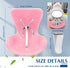 NUJOLI 10-17cm, Car Seat for La bu bu Dolls Car Decoration Chair with Air Vent Clip, Doll Accessories Sofa Seat